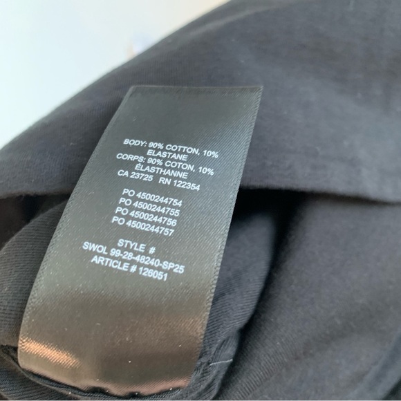 [🌟 PRICE FIRM] ARITZIA Casual Contour Flourish Bodysuit Black Square Neck XS - Picture 10 of 13